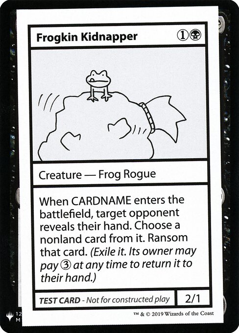 Frogkin Kidnapper — Mystery Booster Playtest Cards 2019 42