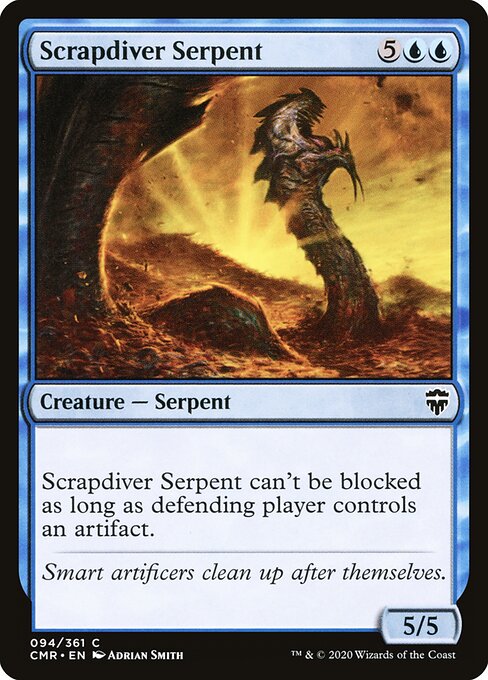 Serpente Mergulhadora de Sucata — Commander Legends 94