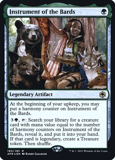 Instrumento dos Bardos — Adventures in the Forgotten Realms Promos 190s