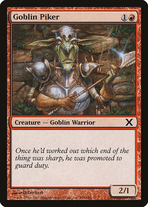 Goblin Piqueiro — Tenth Edition 209