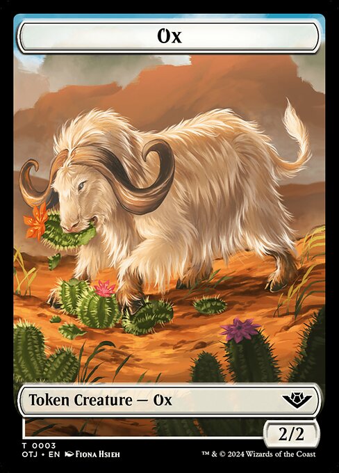 Ox — Outlaws of Thunder Junction Tokens 3