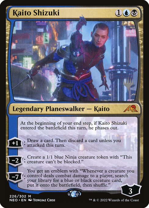 Kaito Shizuki — Kamigawa: Neon Dynasty Promos 226p