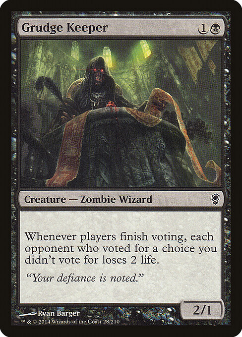 Grudge Keeper — Conspiracy 28
