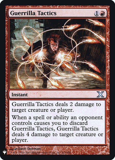 Táticas de Guerrilha — The List 10E-211