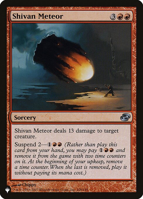 Meteoro de Shiv — The List PLC-106