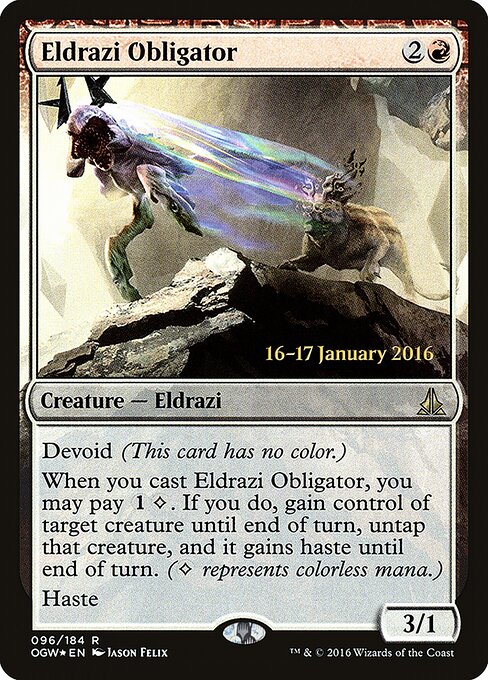 Obrigador Eldrazi — Oath of the Gatewatch Promos 96s