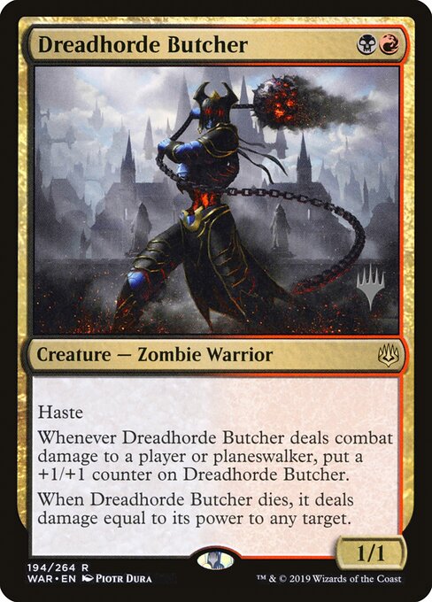 Carniceiro da Horda Medonha — War of the Spark Promos 194p