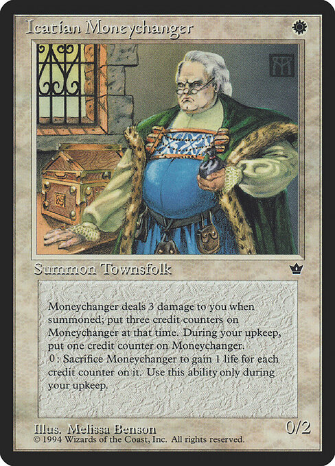 Icatian Moneychanger — Fallen Empires 10c