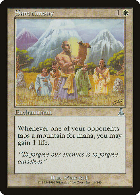Santimônia — Urza's Destiny 16
