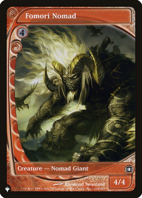 Nômade Fomori — The List FUT-114