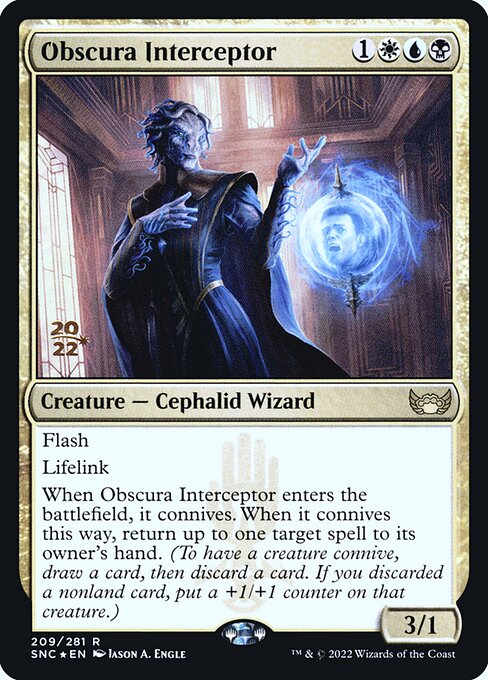 Interceptadora dos Obscura — Streets of New Capenna Promos 209s