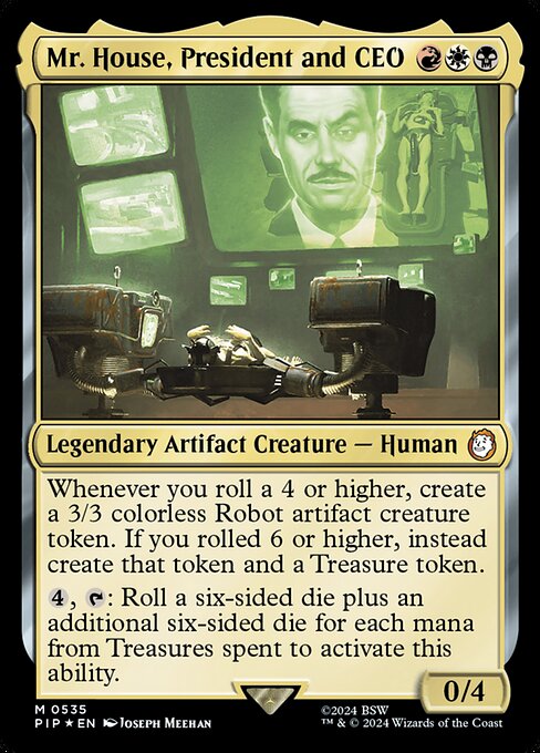 Mr. House, President and CEO — Fallout 535
