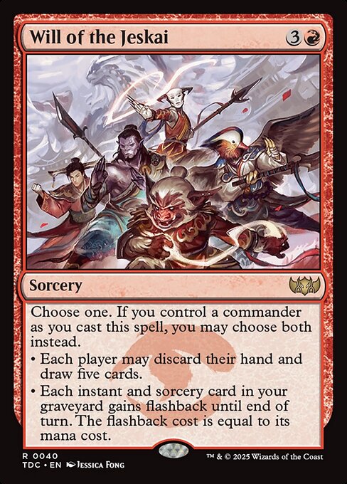 Will of the Jeskai — Tarkir: Dragonstorm Commander 40