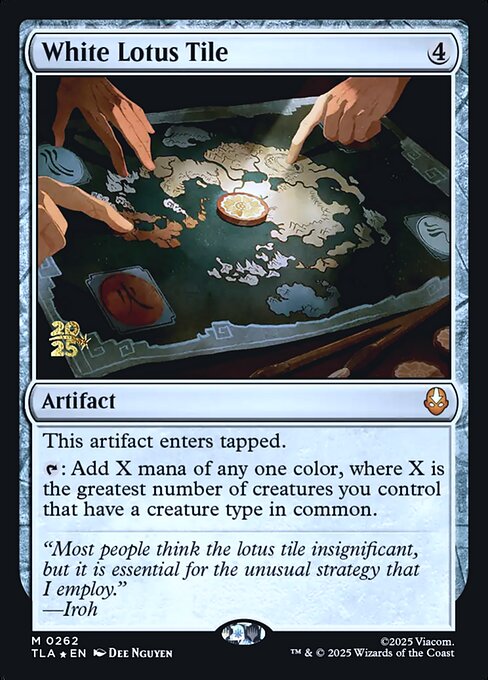 White Lotus Tile — Avatar: The Last Airbender Promos 262s