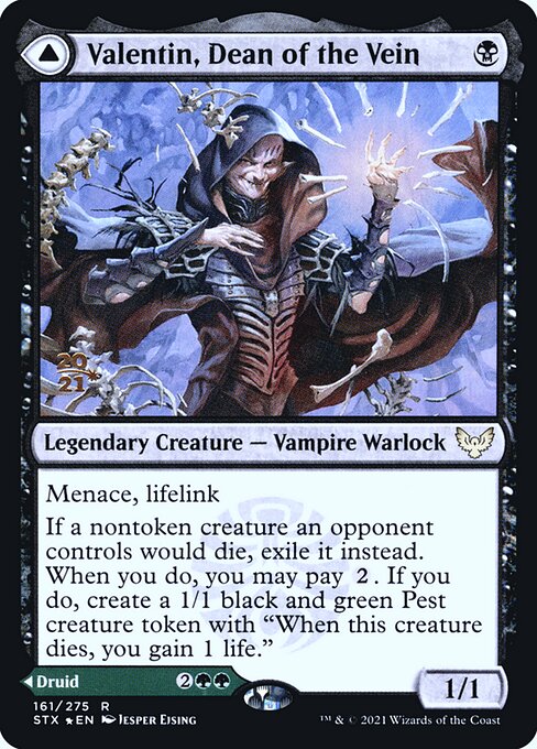 Valentin, Dean of the Vein — Strixhaven: School of Mages Promos 161s
