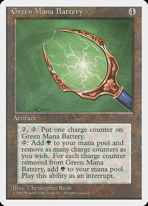 Bateria de Mana Verde — Fourth Edition 323