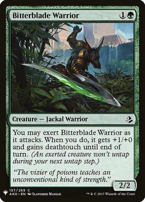 Guerreiro Laminamarga — The List AKH-157