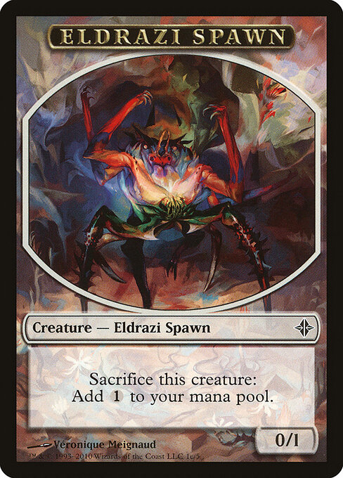 Eldrazi Spawn — Rise of the Eldrazi Tokens 1c