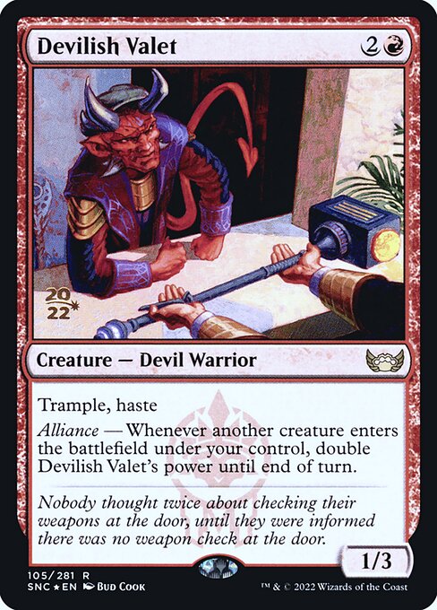 Recepcionista Diabólico — Streets of New Capenna Promos 105s