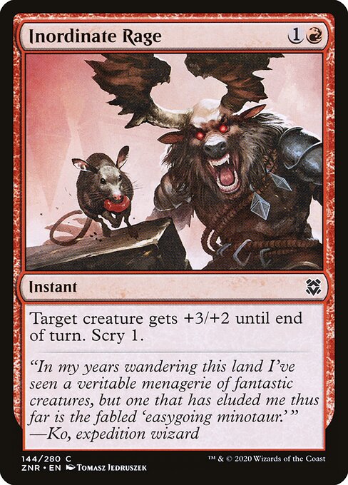 Fúria Desmedida — Zendikar Rising 144