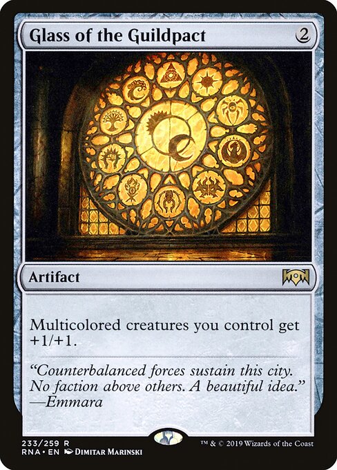 Vitral do Pacto das Guildas — Ravnica Allegiance 233