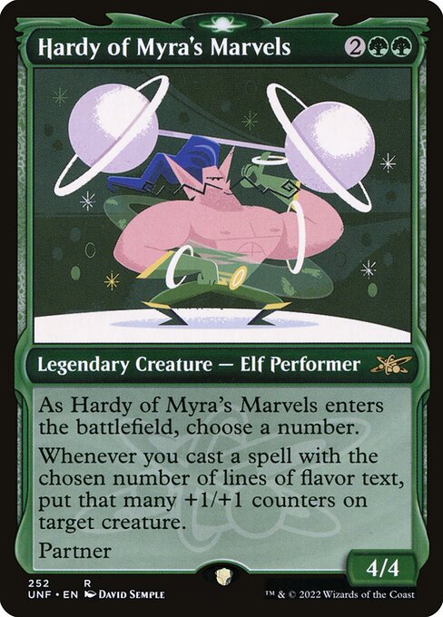 Hardy of Myra's Marvels — Unfinity 252