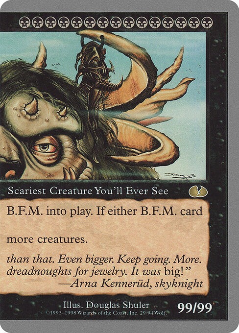 B.F.M. (Big Furry Monster) — Unglued 29