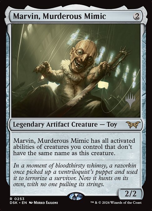 Marvin, Murderous Mimic — Duskmourn: House of Horror Promos 253p