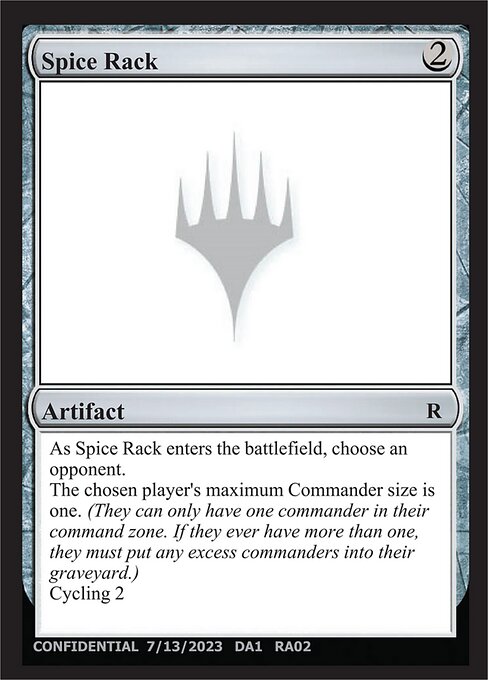 Spice Rack — Unknown Event RA02d