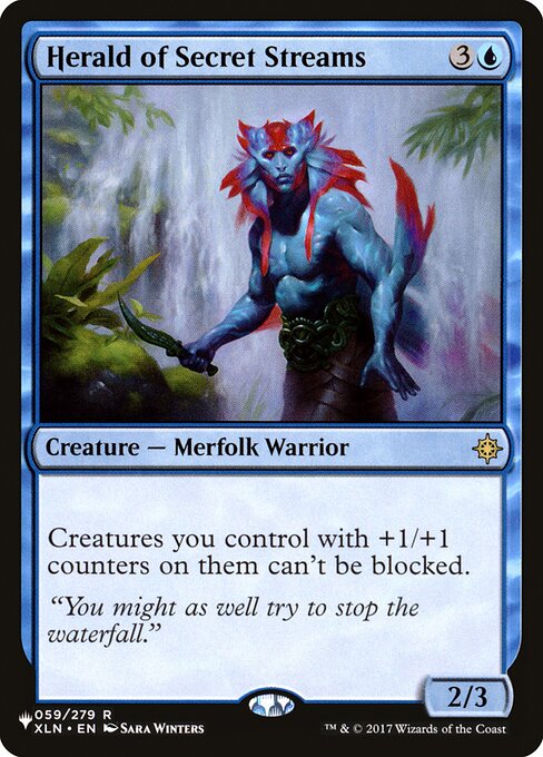 Arauto dos Regatos Secretos — The List XLN-59