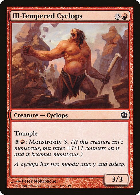 Ciclope Temperamental — Theros 125