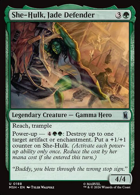 She-Hulk, Jade Defender — Marvel Super Heroes 188