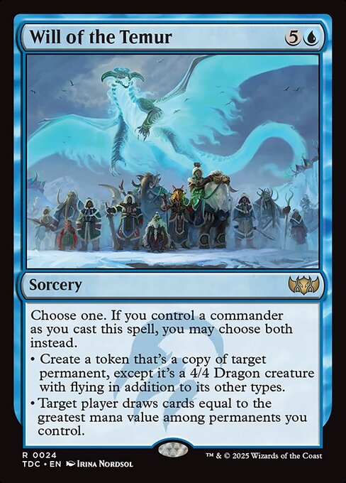 Will of the Temur — Tarkir: Dragonstorm Commander 24