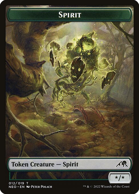 Spirit — Kamigawa: Neon Dynasty Tokens 12