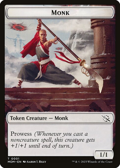 Monk — March of the Machine Tokens 1