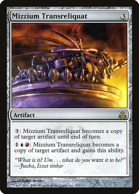 Transrelicário Mizzium — Guildpact 153