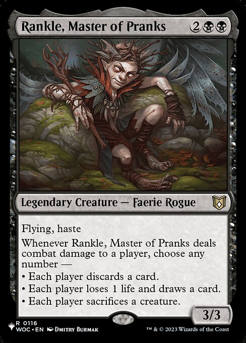 Rankle, Mestre das Peças — The List WOC-116