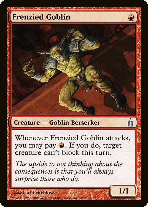 Goblin Ensandecido — Ravnica: City of Guilds 125