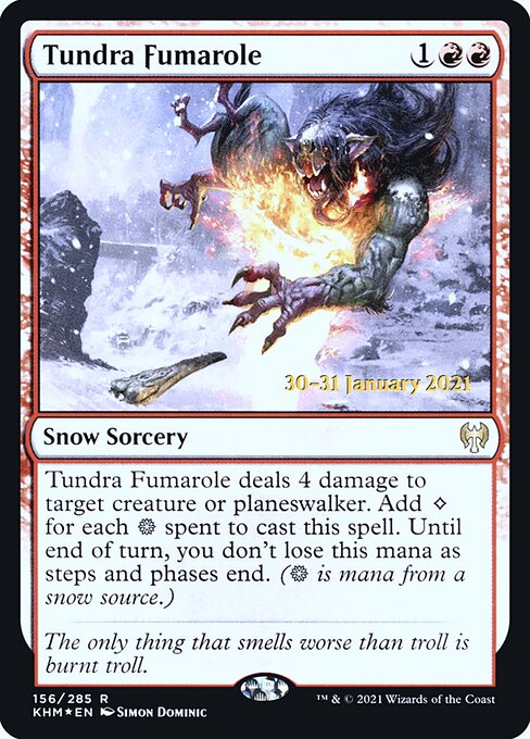 Fumarola da Tundra — Kaldheim Promos 156s