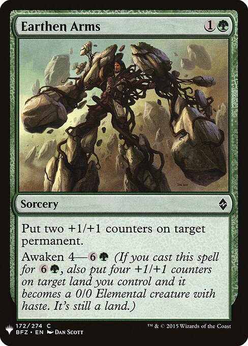 Armas Terrenas — The List BFZ-172
