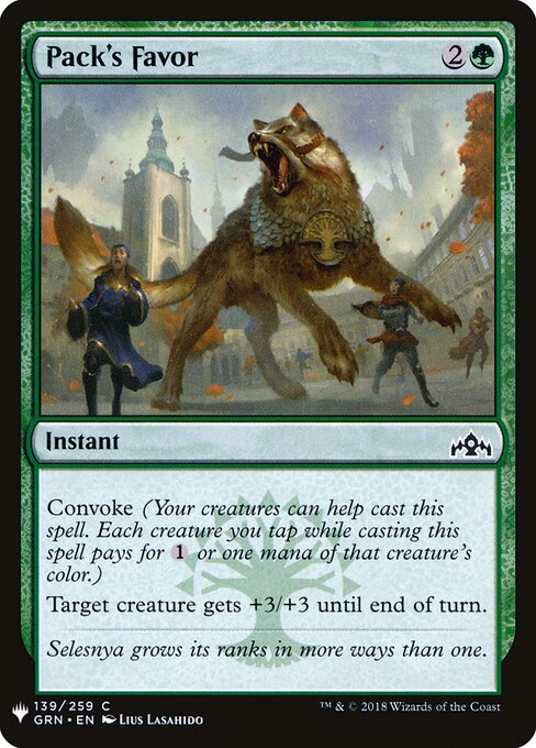Favor da Alcateia — The List GRN-139