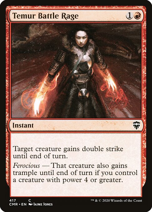 Fúria de Batalha Temur — Commander Legends 417