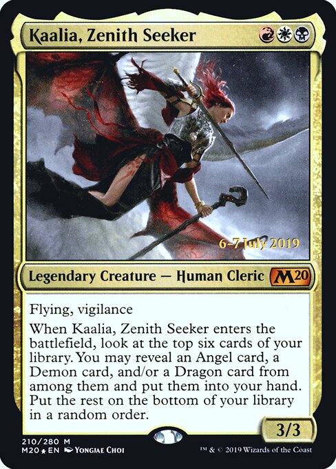Kaalia, Buscadora do Zênite — Core Set 2020 Promos 210s