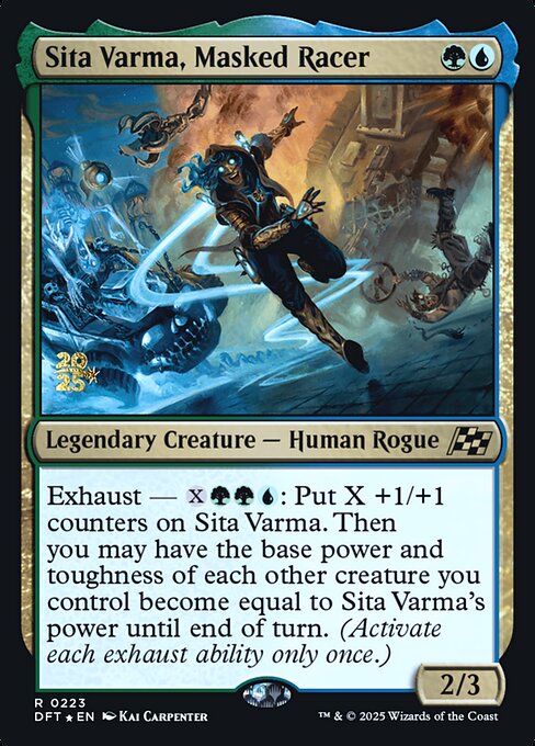Sita Varma, Masked Racer — Aetherdrift Promos 223s