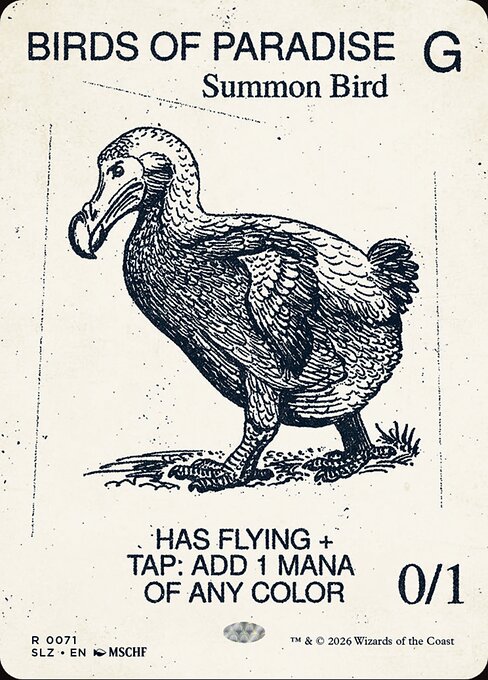 Aves do Paraíso — The Zeta Set 71