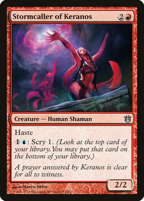 Evocador de Tempestades de Queranos — Born of the Gods 112