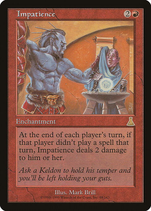 Impaciência — Urza's Destiny 88