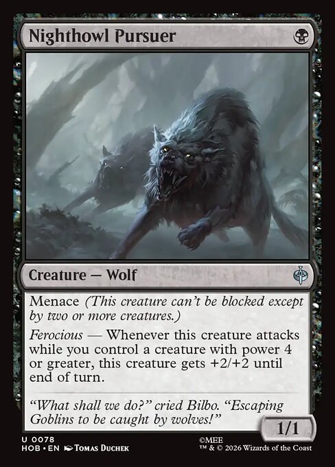 Nighthowl Pursuer — The Hobbit 78