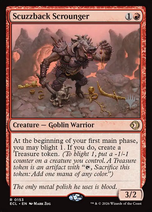 Scuzzback Scrounger — Lorwyn Eclipsed Promos 153p