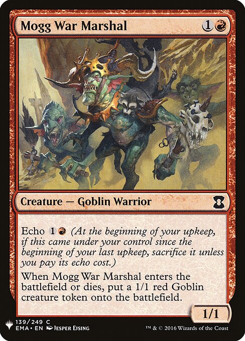 Marechal-de-Guerra Mogg — The List EMA-139